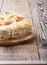 Cake Napoleon, puff pastry custard cream pie