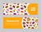 Cake Shop, Homemade Cakes Banner Templates Set with Tasty Sweets and Desserts, Bakery, Confectionery, Cafe Design