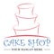 Cake shop logo design template