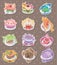 Cake stickers