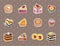 Cake stickers