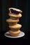 Cake tower, shortbread dough, jam cherry filling