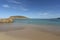 Cala comte beach in Ibiza island