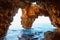 Cala del Moraig beach caves in Benitatxell