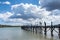 CALA DI VOLPE, SARDINIA/ITALY - MAY 22 : The jetty at Hotel Cala Di Volpe Sardinia on May 22, 2015