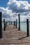 CALA DI VOLPE, SARDINIA/ITALY - MAY 22 : The jetty at Hotel Cala Di Volpe Sardinia on May 22, 2015