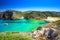 Cala Domestica beach,Costa Verde, Sardinia, Italy.