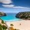 Cala en Porter beautiful beach in menorca at Balearics