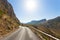 Cala Figuera de Formentor, Mallorca - Illuminated road across th