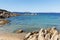 Cala Ginepro beach in Sardinia, Italy