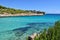 Cala mendia view on majorca balearic island in spain