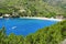 Cala Montjoi beach in Roses, Spain