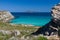 Cala Rossa Beach on Favignana Island, Italy