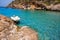 Cala Xuclar of Ibiza in Sant Joan Balearics