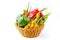 Calabash chili fresh vegetable raw food