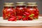 Calabrian peppers in oil hot pepper very hot chili