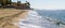 CALAHONDA, ANDALUCIA/SPAIN - MAY 6 : Dona Lola beach in Calahonda Costa del Sol Spain on May 6, 2014. Unidentified people.