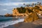 Calahonda Beach and Balcon de Europa in Nerja at Sunrise