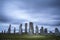 Calanais standing stones on Harris