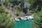 The Calanque de Port-Miou with boats in Calanques National Park, Cassis