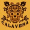 Calavera - skull spanish text