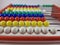 Calculate colorful abacus