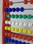 Calculate colorful abacus