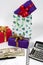 Calculating gift shopping expenses,