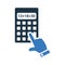 Calculator, calculation, mathematics icon. Simple editable vector illustration