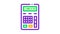 Calculator Financial Electronic Mechanism Icon Animation