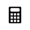 Calculator icon flat vector template design trendy