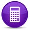 Calculator icon special purple round button