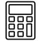 Calculator Isolated Vector icon which can easily modify or edit