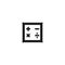 Calculator keyboard  icon. Math symbol