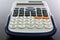 Calculator Keypad Numbers Buttons Small Modern Desk Work White