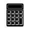 calculator math school pictogram