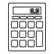 calculator math tech education icon