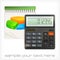 Calculator & notepad diagram