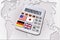 Calculator With World Flags