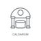 Caldarium icon. Trendy Caldarium logo concept on white backgroun