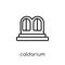 Caldarium icon. Trendy modern flat linear vector Caldarium icon