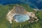 Caldera of the Golovnin Volcano on Kunashir Island.