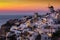 Caldera in the village of Oia, Santorini, Cyclades, Greece