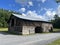 The Caldwell barn in Cataloochee valley elk viewing area