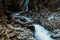 Caledonia Waterfalls in Platres village. Troodos Mountains, Lima