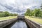 Caledonian canal locks at Corpach Fort Filliam Highlands