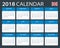 Calendar 2018 - English Version