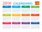 Calendar 2018 - Spanish Version