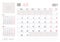 Calendar 2021 planner corporate template design August month