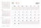 Calendar 2021 planner corporate template design November month